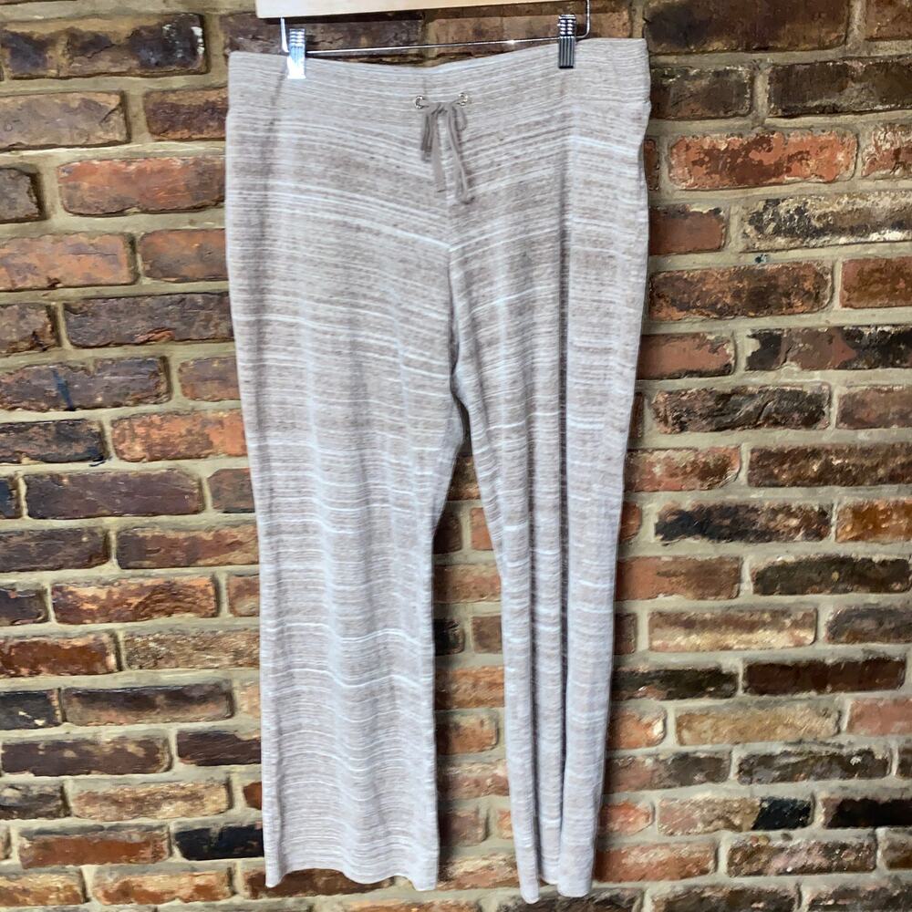 NY&C New York & Company Tan Static Knit Pants Women's Size Large